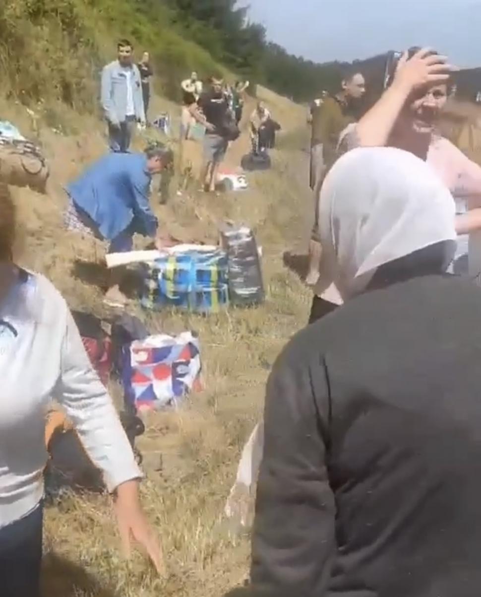 Un autocar cu 60 de cetățeni moldoveni și români, a luat foc pe autostrada de centură a Vienei 850034