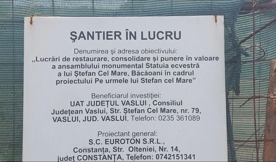 O construcție de 1,5 milioane de euro, menită să marcheze Bătălia de la Podul Înalt, a picat înainte de inaugurare 849950