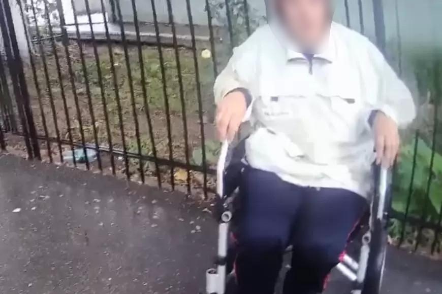 O cerșetoare în scaun cu rotile din Tecuci s-a ”însănătoșit miraculos” la vederea polițiștilor | ”Ce minune frumoasă” 850221