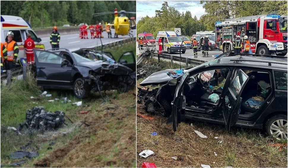 Tânăr șofer român în comă, după ce roata unei mașini s-a desprins în mers și a zburat pe contrasens, pe o autostradă din Austria 