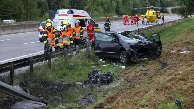 Tânăr șofer român în comă, după ce roata unei mașini s-a desprins în mers și a zburat pe contrasens, pe o autostradă din Austria  850263