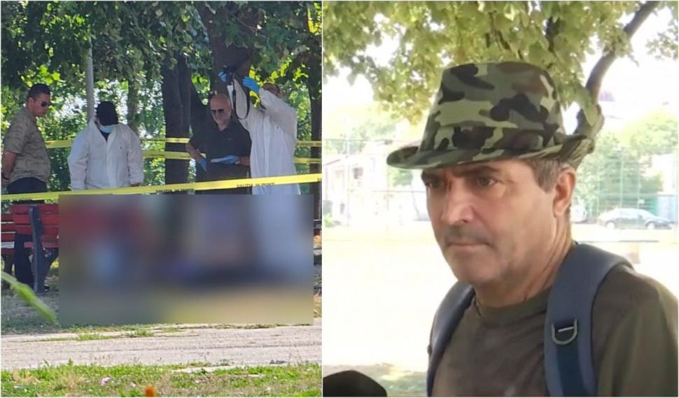 Doi indivizi cu cagule şi hanorace închise apar pe camerele din parcul din Mangalia unde a fost găsită fata moartă 850842
