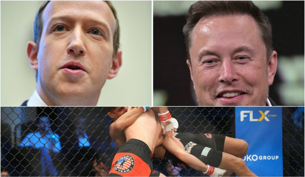 Miliardarii planetei s-au decis: chiar vor să se bată! Lupta în cuşcă dintre Musk şi Zuckerberg va fi transmisă live 