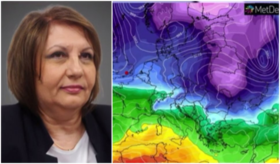 Ciclonul periculos din Slovenia ajunge în România. Elena Mateescu, şefa ANM, anunţă cum se va schimba vremea la noi în ţară