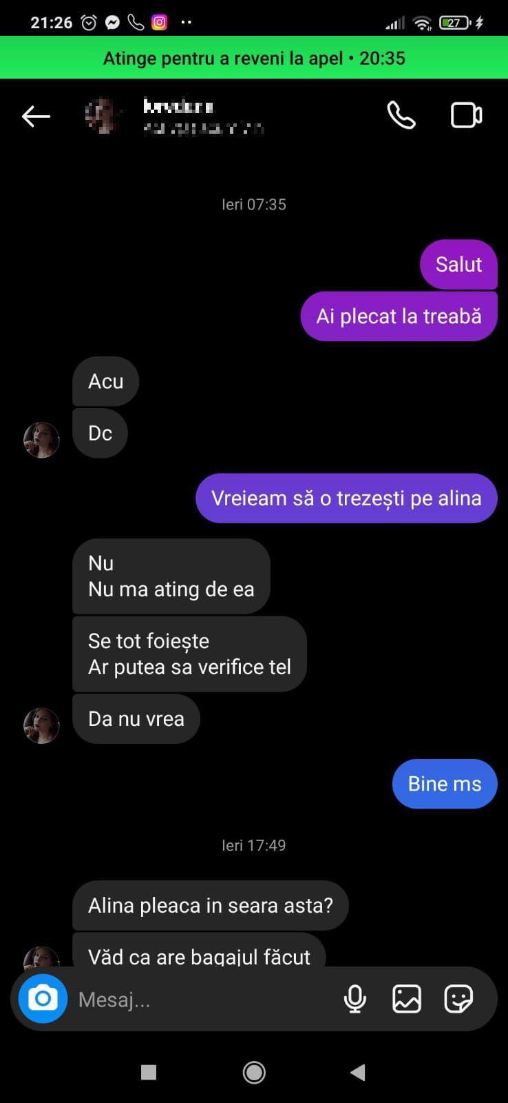 ”Nu mă ating de ea, se tot foiește! Nu vrea să răspundă!” Noi mesaje între criminala de la Mangalia și iubitul fetei ucise 851175