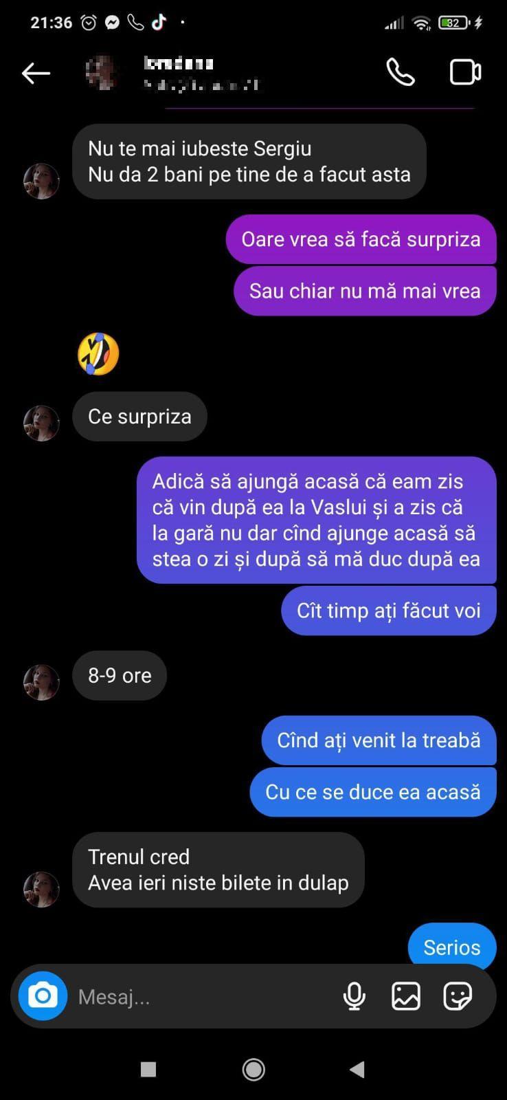 ”Nu mă ating de ea, se tot foiește! Nu vrea să răspundă!” Noi mesaje între criminala de la Mangalia și iubitul fetei ucise 851184