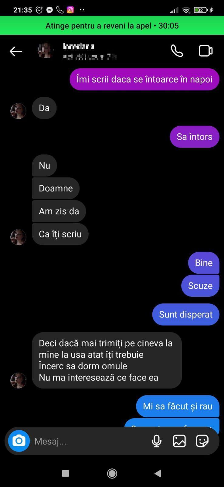 ”Nu mă ating de ea, se tot foiește! Nu vrea să răspundă!” Noi mesaje între criminala de la Mangalia și iubitul fetei ucise 851185