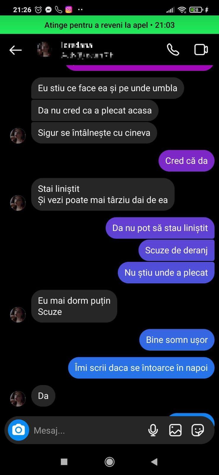 ”Nu mă ating de ea, se tot foiește! Nu vrea să răspundă!” Noi mesaje între criminala de la Mangalia și iubitul fetei ucise 851188