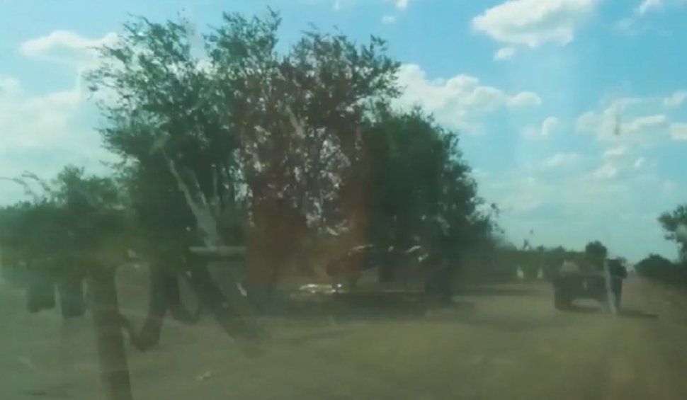 "Acesta este un Bradley furnizat de noi!" | CNN a filmat armament american distrus pe frontul din Ucraina, la Orehov