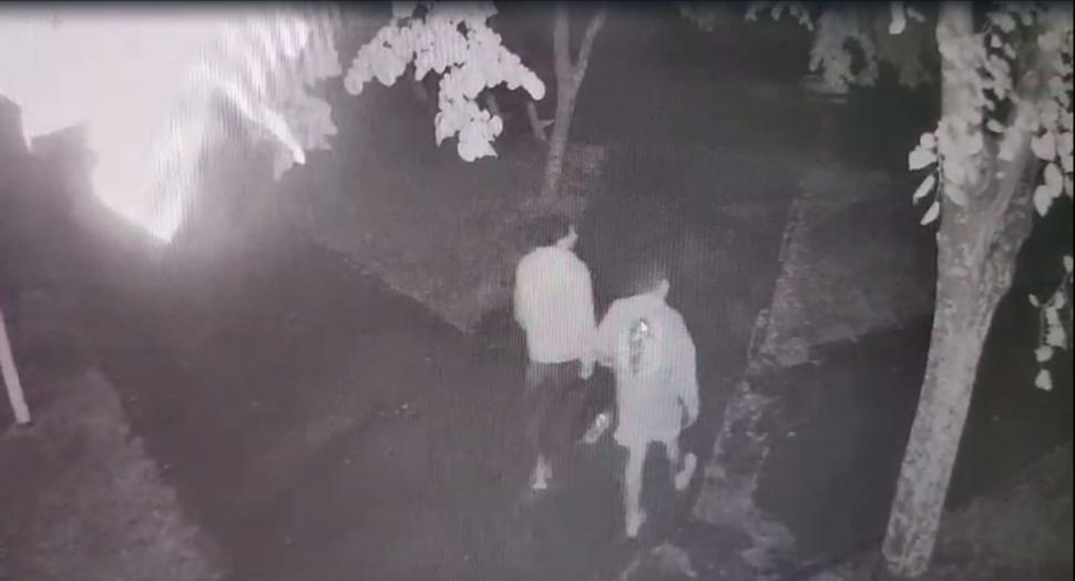 Doi tineri au fost filmați în parcul din Mangalia, la scurt timp după ce criminala a aruncat cadavrul Alinei sub o bancă 851546