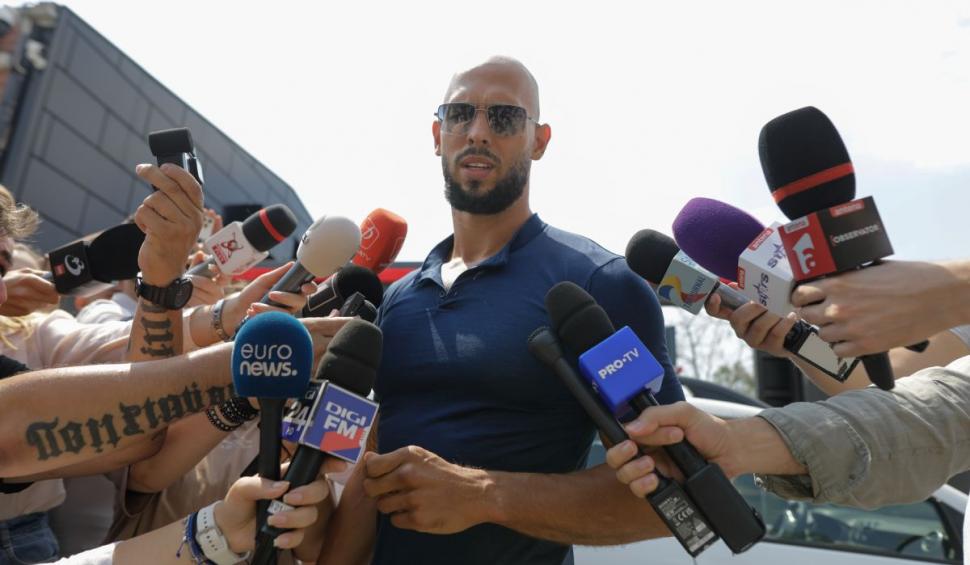 Andrew Tate, primul interviu acordat presei din România: "Am încredere în sistemul judiciar românesc. Am încredere în judecători" 851822