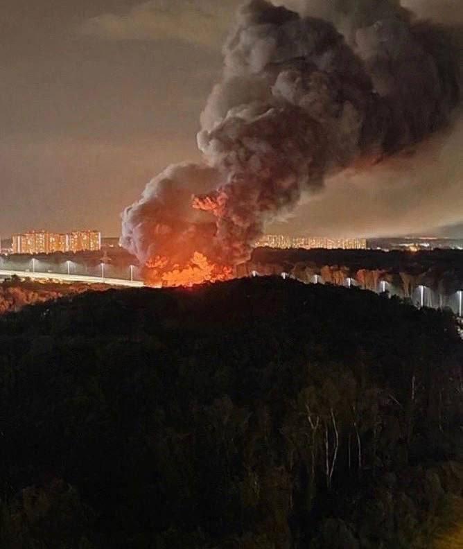 Incendiu în apropiere de reşedinţa lui Vladimir Putin de lângă Moscova 851750