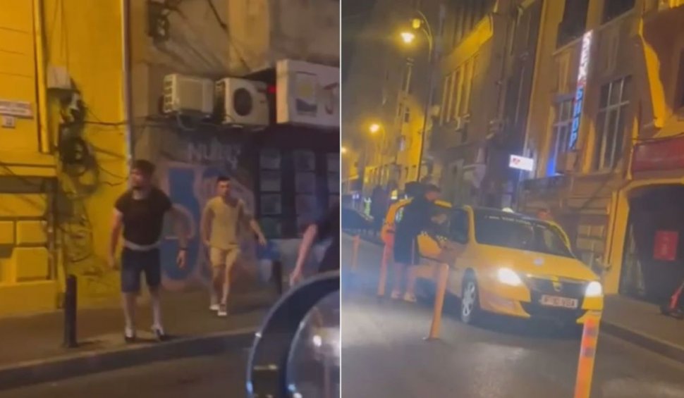 Doi tineri au fost snopiţi în bătaie de alţi patru, pe o stradă din Bucureşti