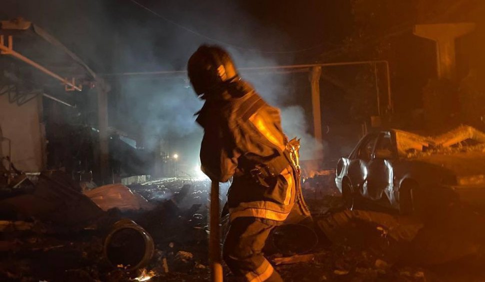 Rusia a incendiat centrul orașului Odesa cu drone și rachete Kalibr