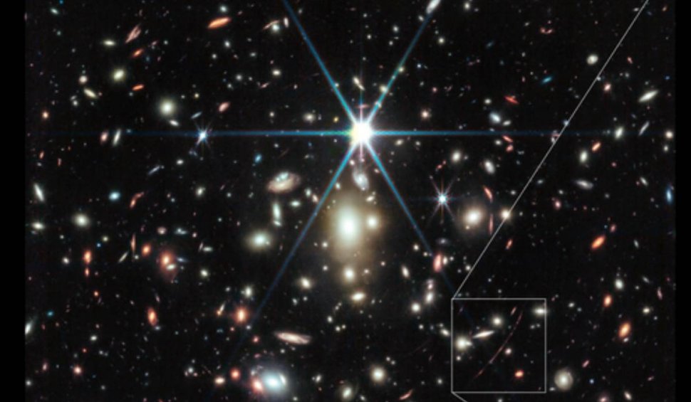 Imagini incredibile cu Earendel, cea mai îndepărtată stea din Univers