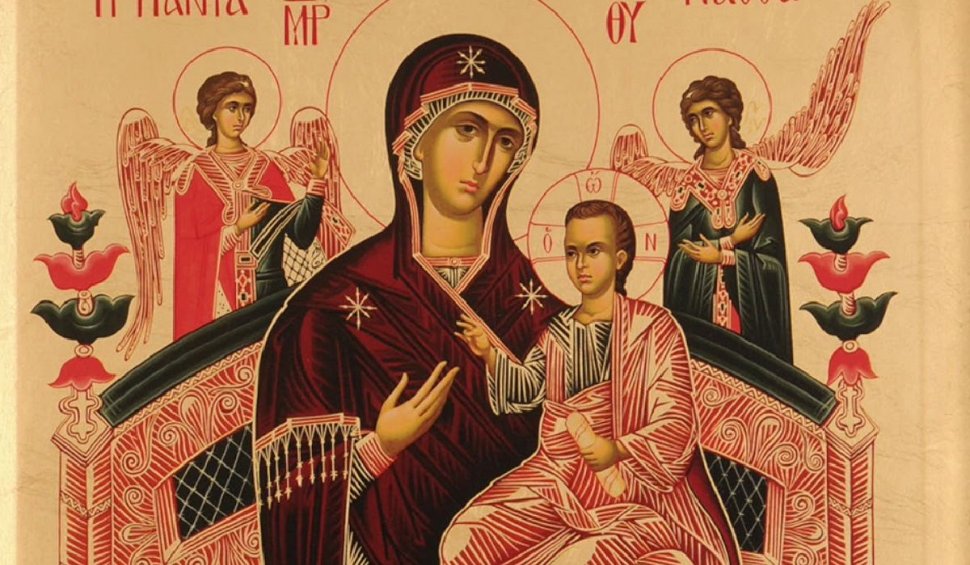 Calendar ortodox 18 august 2023. Sărbătoare de Cinstirea Icoanei Maicii Domnului Pantanassa, izbăvitoarea de cancer