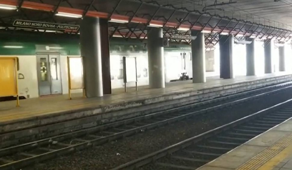 Panică într-o gară din Italia, după ce un român a spus că are o bombă asupra lui. Circulația trenurilor a fost suspendată
