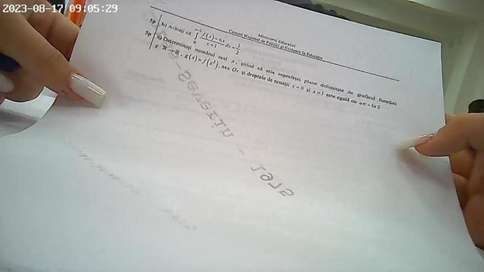 Subiectele la Matematică, profil mate-info, de la Bacalaureat 2023, sesiunea de toamnă, au fost publicate 852555