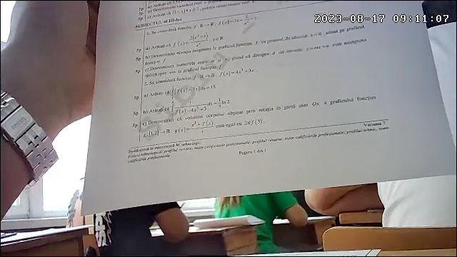 Subiectele la Matematică, profil tehnologic, de la Bacalaureat 2023, sesiunea de toamnă, au fost publicate 852560