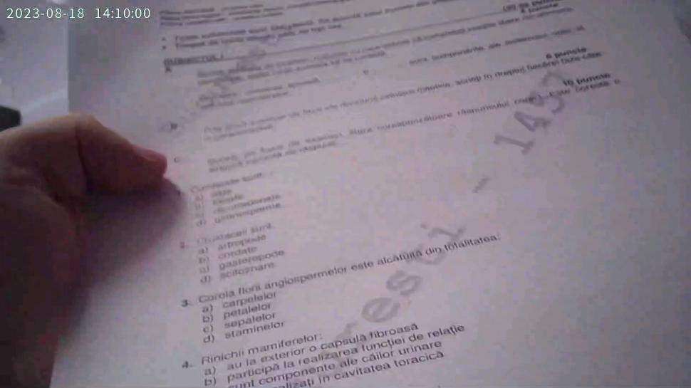 Subiectele la Biologie de la Bacalaureat 2023, sesiunea de toamnă, au fost publicate 852756