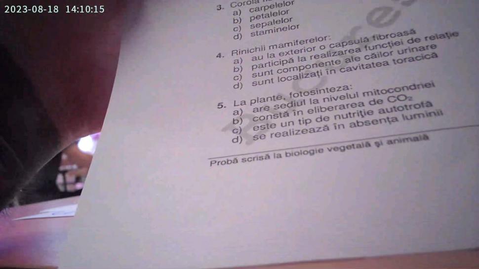 Subiectele la Biologie de la Bacalaureat 2023, sesiunea de toamnă, au fost publicate 852757