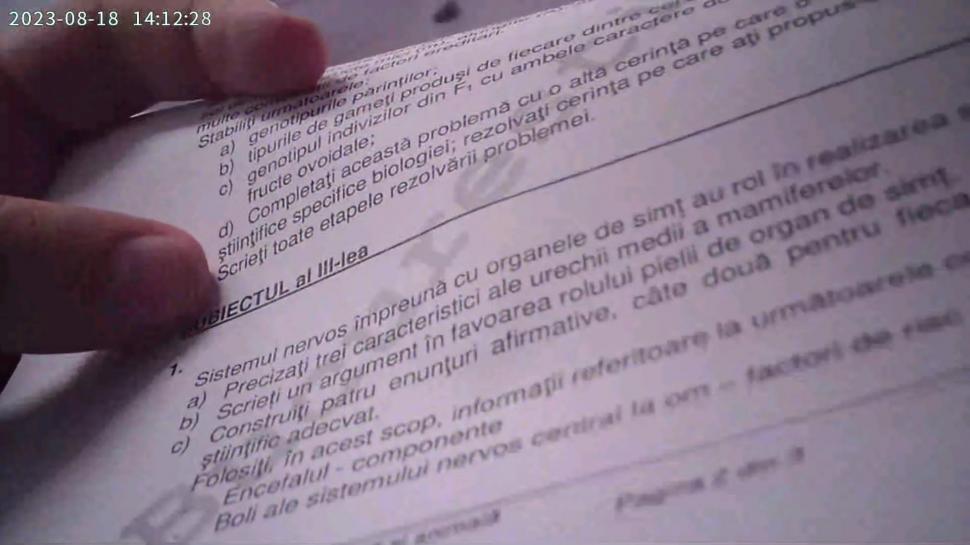 Subiectele la Biologie de la Bacalaureat 2023, sesiunea de toamnă, au fost publicate 852758