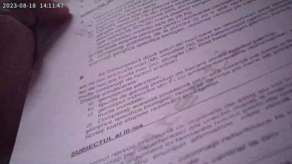 Subiectele la Biologie de la Bacalaureat 2023, sesiunea de toamnă, au fost publicate 852762