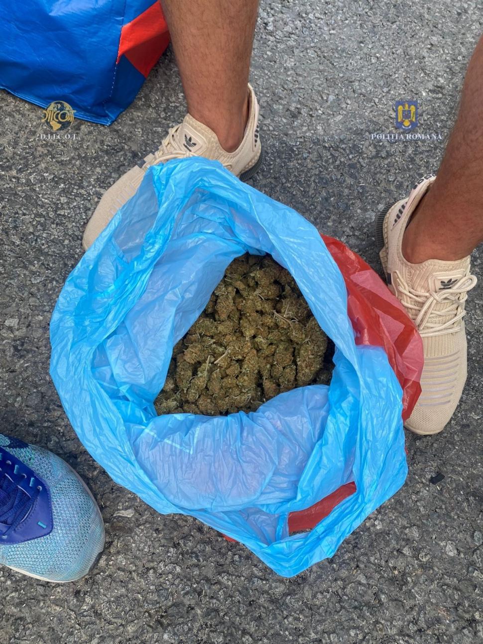 Tânăr din Craiova, prins în flagrant de DIICOT când vindea peste jumătate de kilogram de droguri 852815