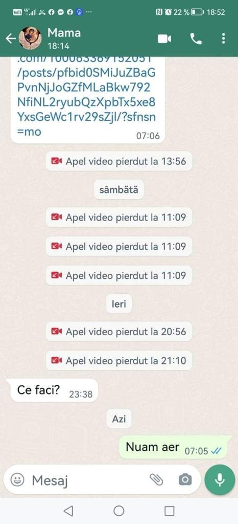 Mesaje revoltătoare: Gravida de 25 de ani s-a rugat până în ultimul moment de medicii din Botoşani să o salveze | "Nu mai rezist de durere! Vă rog din suflet" 853115