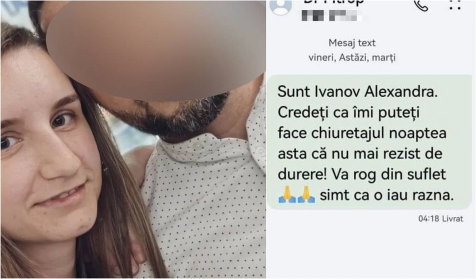 Mesaje revoltătoare: Gravida de 25 de ani s-a rugat până în ultimul moment de medicii din Botoşani să o salveze | "Nu mai rezist de durere! Vă rog din suflet"