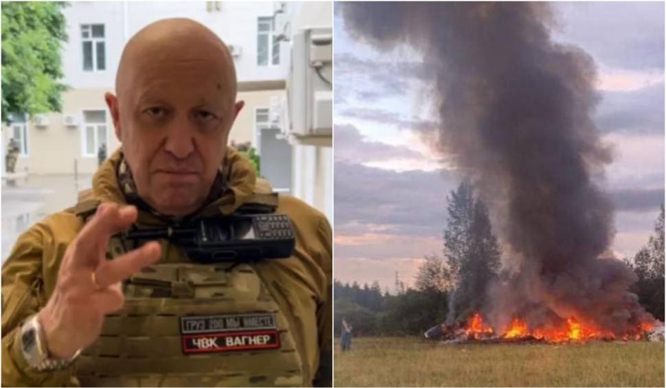 Primele imagini cu avionul prăbuşit în Rusia, în care a murit Evgheni Prigojin 853949