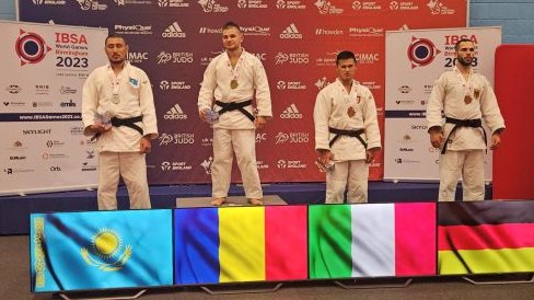 Alexandru Bologa a câştigat titlul mondial la judo pentru nevăzători