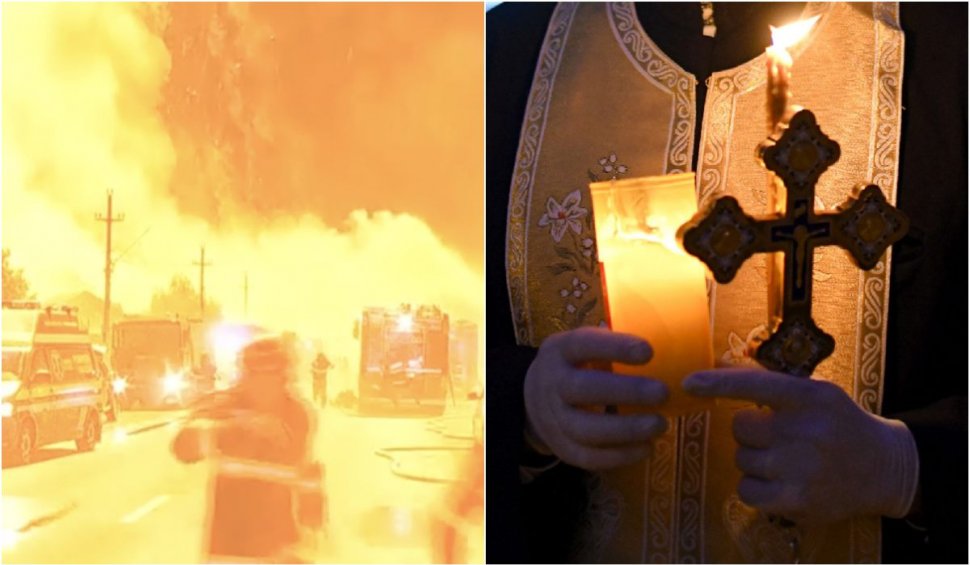 Patriarhia Română va oferi câte 3.000 de lei ajutor pentru familia fiecărei victime din explozia de la Crevedia 