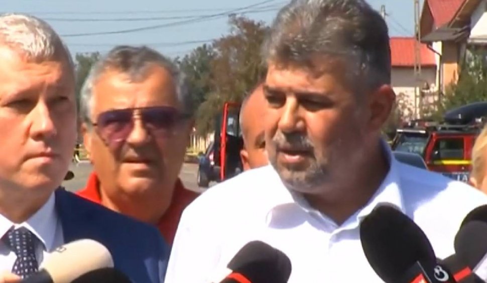 Premierul Marcel Ciolacu, declarații la locul exploziei din Crevedia: "Toate stațiile GPL din țară vor fi controlate"