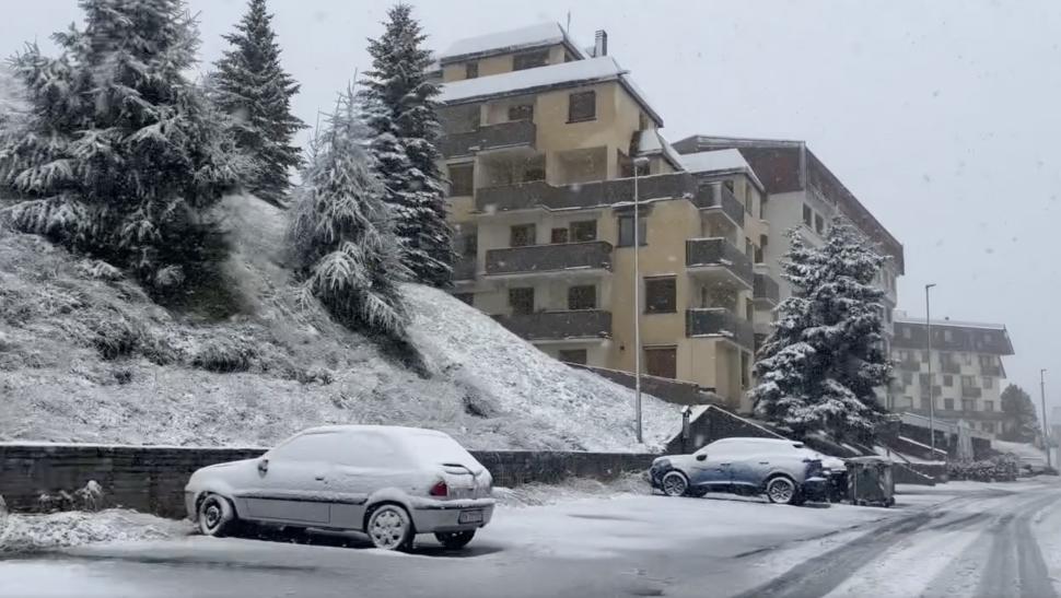 Orașul din Europa unde a nins, la câteva zile după ce au fost 30 de grade! Imagini cu zăpada adusă de Ciclonul Poppea în plină lună august 854937