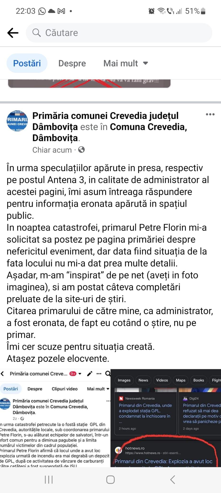 Primarul de la Crevedia, prins cu minciuna în direct la Antena 3 CNN. Declaraţia care l-a dat de gol 855206