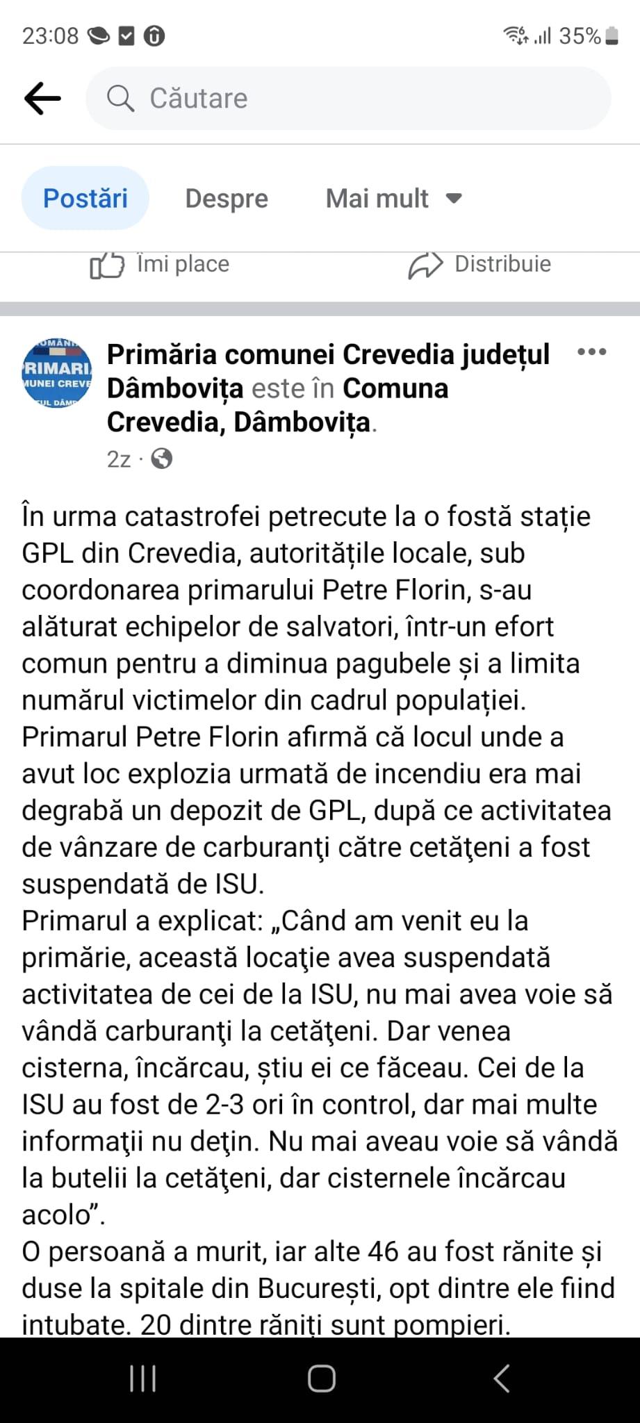 Primarul de la Crevedia, prins cu minciuna în direct la Antena 3 CNN. Declaraţia care l-a dat de gol 855207