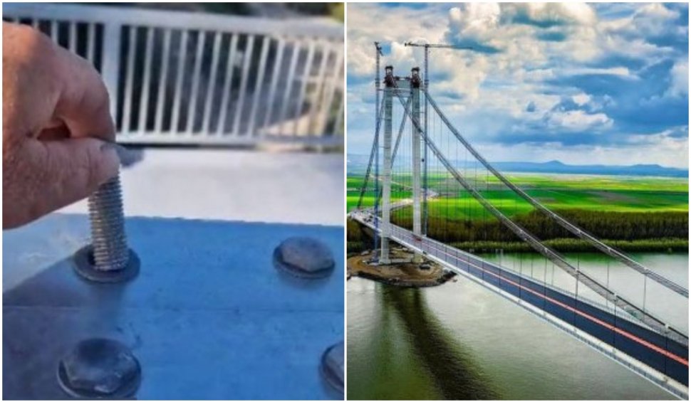 Operaţiunea de numărare a șuruburilor continuă la podul peste Dunăre de la Brăila | Anunţul CNAIR