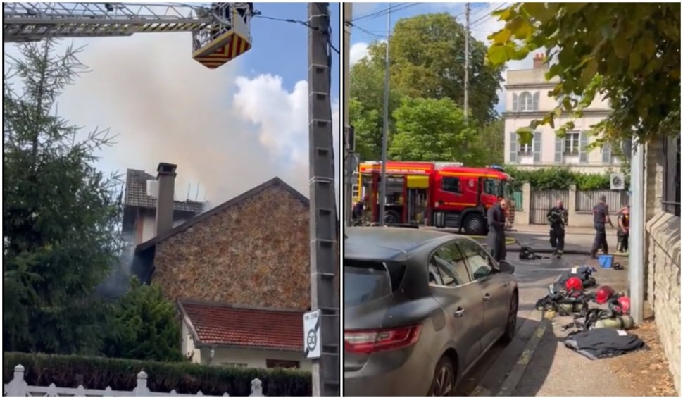 Un român este acuzat că a provocat un incendiu într-o casă din Franţa. O femeie a murit