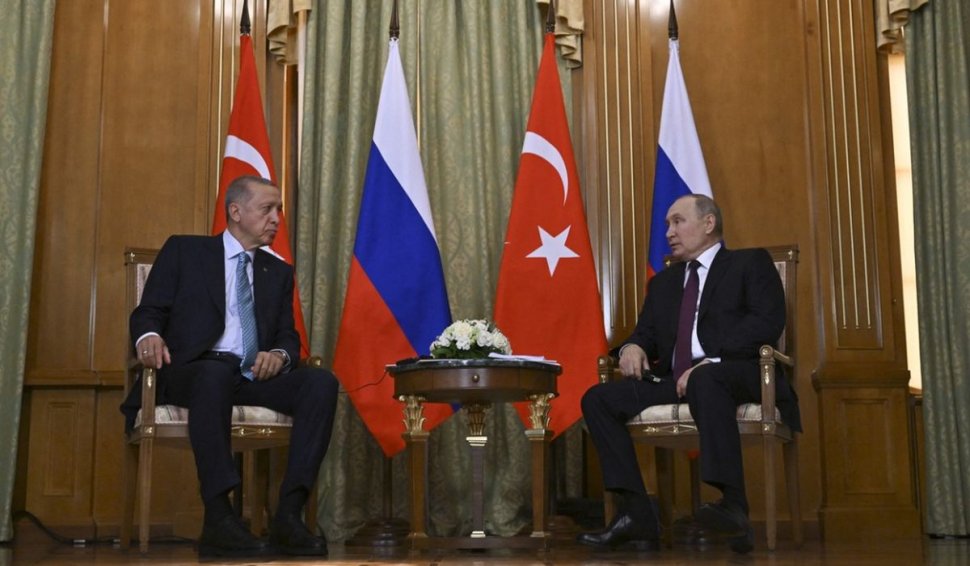 Prima declarație a lui Putin la întâlnirea din Rusia cu Erdogan: "Suntem deschiși la negocieri!"