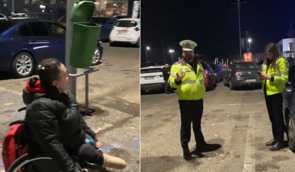 Femeia cu dizabilități, lăsată fără mașina parcată pe un loc special la mall, a câștigat procesul cu Poliția Locală din Constanța