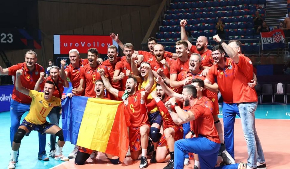 România s-a calificat în sferturile de finală ale Campionatului European de volei, după aproape 40 de ani