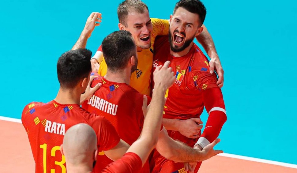 Volei masculin: România va înfrunta echipa Franţei în sferturile de finală ale Campionatului European
