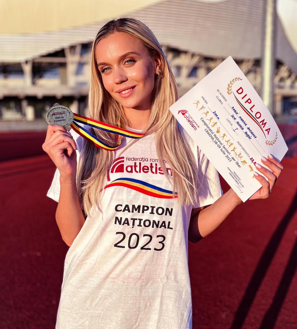 Ea este Marina, cea mai rapidă atletă din România: ”Există lipsuri, însă totul este posibil dacă îți dorești cu adevărat” 857815