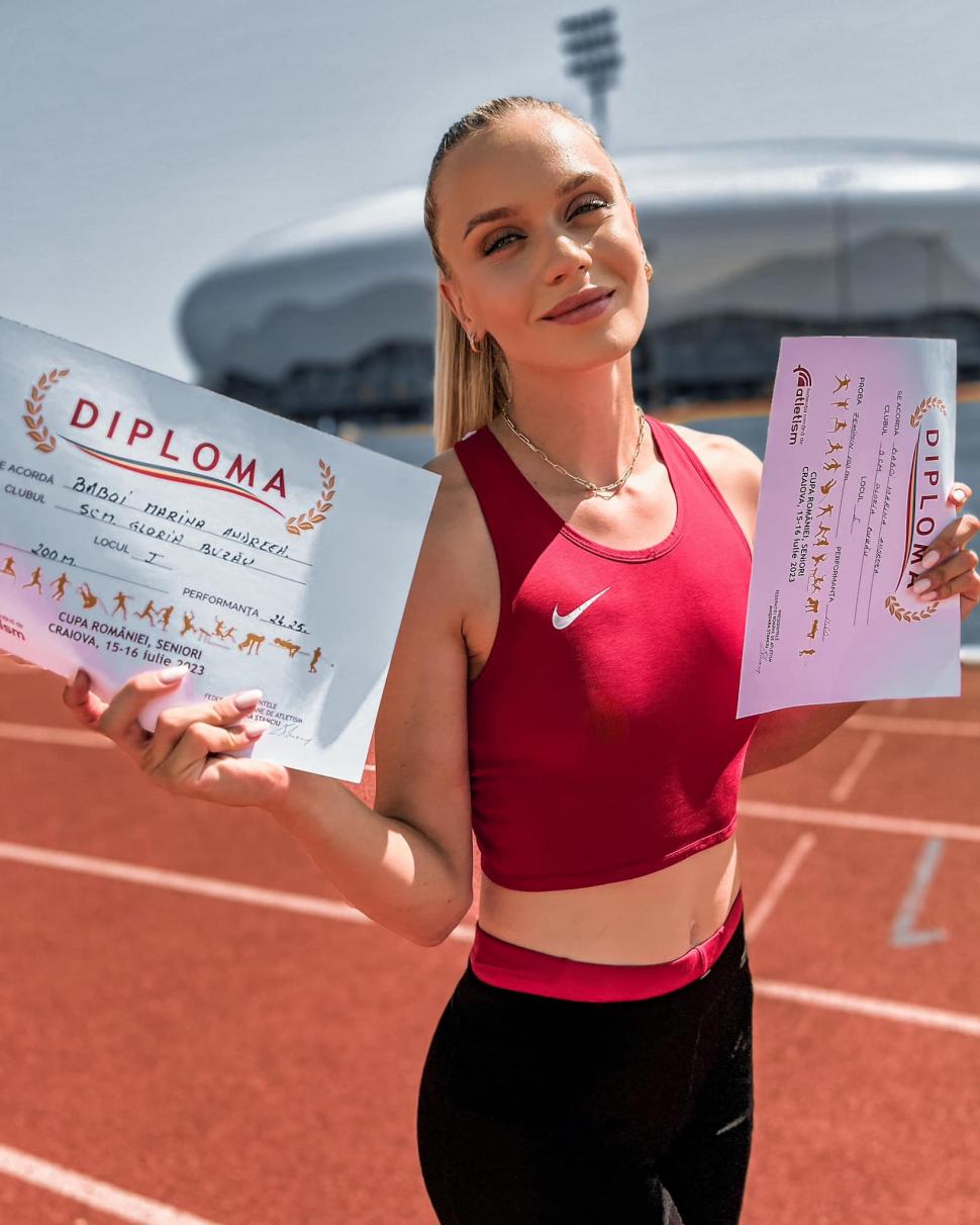 Ea este Marina, cea mai rapidă atletă din România: ”Există lipsuri, însă totul este posibil dacă îți dorești cu adevărat” 857816