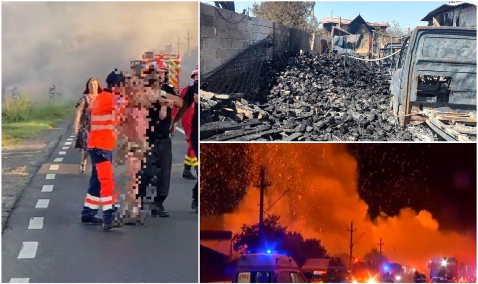 Klaus Iohannis i-a decorat pe pompierii răniți în exploziile de la Crevedia: ”Pentru curajul, devotamentul şi spiritul de sacrificiu” 857878