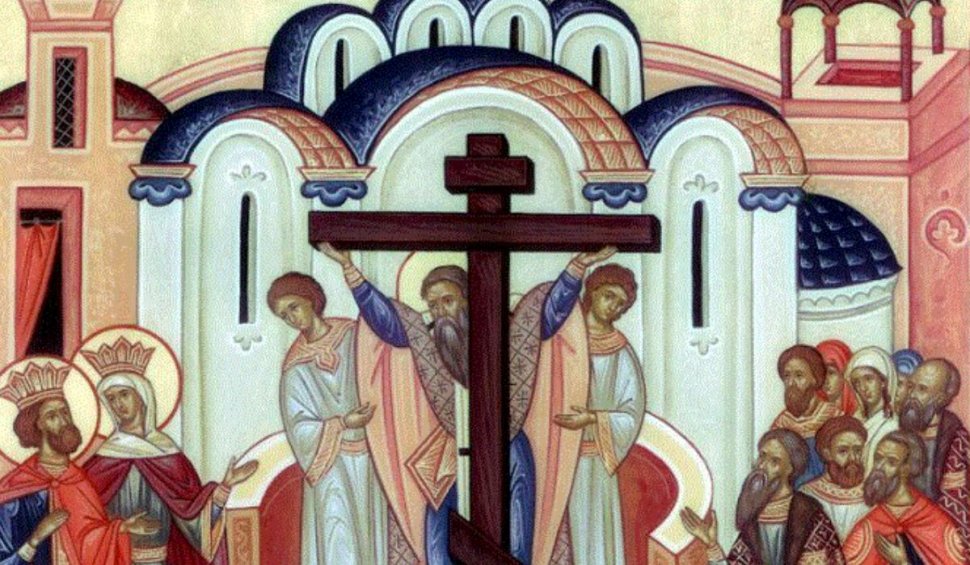 Calendar ortodox 14 septembrie 2023. Sărbătoare cu cruce roşie de Înălţarea Sfintei Cruci