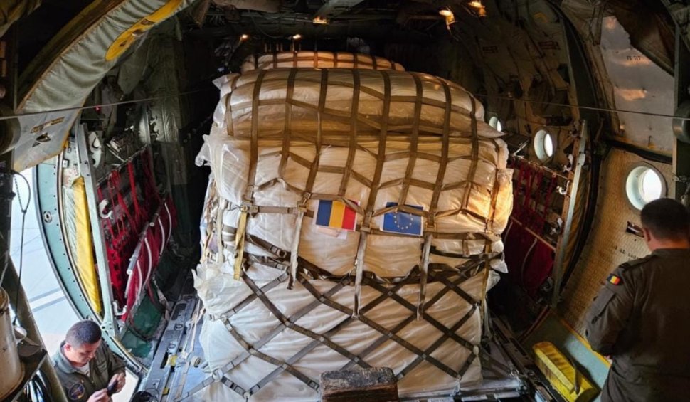 România trimite ajutoare umanitare în Libia. Un avion al Forțelor Aeriene Române a plecat spre țara devastată de inundațiile catastrofale