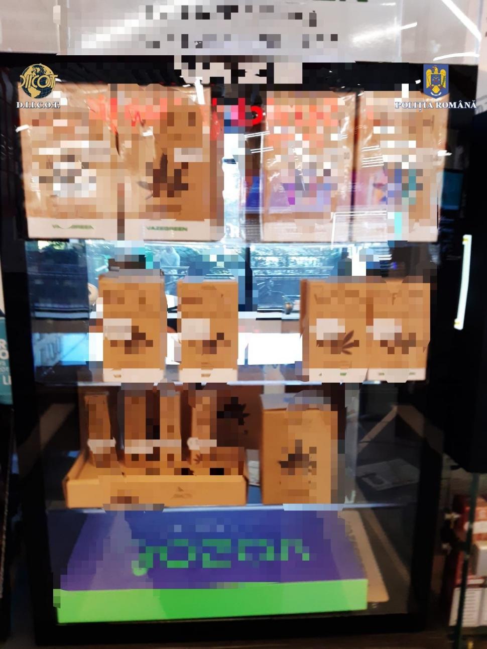 Prăjituri, jeleuri şi dispozitive de vapat cu droguri, vândute inclusiv copiilor de zeci de firme din toată ţara 858858