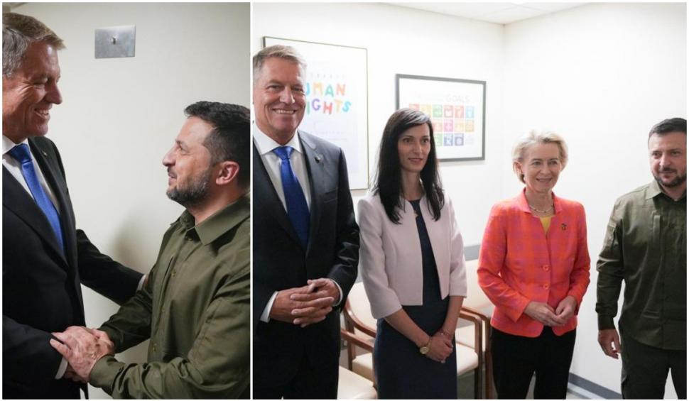 Război în Ucraina, ziua 574. Klaus Iohannis, întrevedere cu Volodimir Zelenski și Ursula von der Leyen la New York 859191